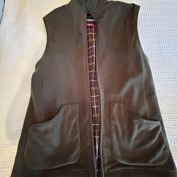 Barbour Dunmoor Fleece Vest - Men's Large (Olive) - Picture 8 of 11